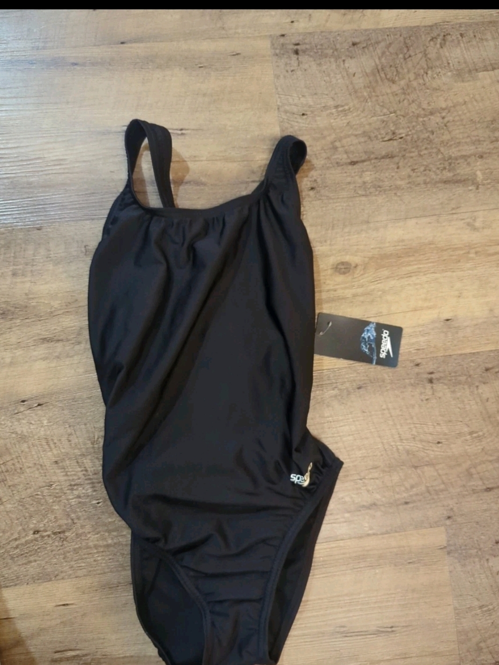 Speedo Black Womens' Classic One-Piece Swimsuit